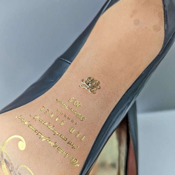 Ted Baker Black + Brown Heels - Picture 3 of 7